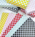 MUNILAIL 100 Sheets Pink and White Checkered Tissue Paper, 14 x 20 Inches for Gift Bags, Bulk Wrapping Paper, Crafts