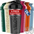 '-6 PACK- 28 oz Shaker Cups for Protein Shakes, Leak Proof Protein Shaker Bottle