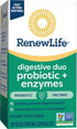 Renew Life Digestive Duo Probiotic + Enzymes, 30 Vegetarian Capsules, Promotes Digestive Health