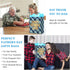 FaCraft Fathers Day Gift Bag - Large 13" Happy Fathers Day Gift Bag with Tissue Paper and Handle