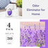 Air Freshener for Home, 4 Pack, Lavender Essential Oils, Odor Eliminator for Small Areas, Up to 120 Days