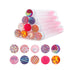 i-Laesh 20 Pcs Lash Brush Eyelash Brushes, Spoolies Cleaning Mascara Wands, Disposable Makeup Tool Set, Pink Mix