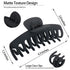 OWIIZI Hair Clip, 4.3" Matte Large Non-Slip Ponytail Jaw Barrette, Strong Hold Banana Claw Clips for Long Thick Hair