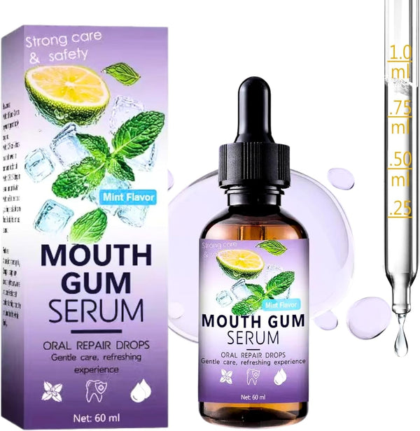 ZBMCYHCXH Gum Restore Drops, Gum Repair for Receding Gums, Stain Removal, Regrowth Treatment,