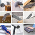 Microfiber Duster Kit (11PCS) with Washable Dusters and Extension Pole (30 to 100 in)