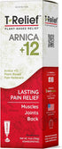 T-Relief Arnica +12 Cream for Back Pain, Joint Soreness, Muscle Aches & Stiffness, Fast Acting Relief, 4 oz