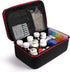 Yewltvep Pill Bottle Organizer, Medicine Organizer Box, Travel Medicine Bottle Organizer Storage, Hard Shell First Aid