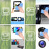 Microfiber Cleaning Cloths: 10 Pack, 6.6 x 6.2", Double-sided Cloths for Smartphones, LCD TV, Tablets, and Camera Lenses