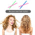 WILLBOND 40 Pieces Hair Perm Rods, Spiral Plastic Curling Rollers for Women, 6.10 x 0.24 Inch Salon Tools