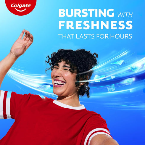 Pack, 4 Pack, 6.3 oz Colgate MaxFresh Cool Mint Toothpaste Fresh Breath Toothpaste with Fluoride and Hundreds of Mini