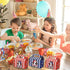 chiazllta Baseball Party Favor Treat Boxes, Gift Boxes for Candy, Cookies, Snack Goody Cardboard Box with Handles (12