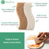 6 Pack Natural Kitchen Sponges, Compostable White Cellulose & Organic Coconut Scrubber Sponge for Washing Dishes, Kind Eco Friendly Non-Scratch & Biodegradable Dish Sponges by ecotru