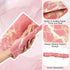 Zonon 50 3 13x16 Inch Pcs Pink Marble Guest Towel Disposable Bathroom Paper Napkins Decorative Hand Towels Ply Beverage