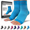 SB SOX Plantar Fasciitis Relief Socks - Ankle Brace Compression Sleeve for Foot Pain (Blue, X-Large)