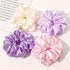 Scrunchies Hair Ties for Women - Big Silk Satin Jumbo Cute Chiffon Scrunchy Pack for Thick Hair, Hair Accessories Gift