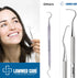 Plaque and Tartar Remover Stainless Steel Dental Tool Set - Dental Pick and Tooth Scraper Kit (Pack of 1)