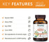 Himalaya Hello Energy Herbal Supplement - Daily Energy Support with Ashwagandha, Amla, Haritaki, 60 Capsules, Vegan