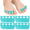 Iconikal 8-Pack Pedicure Gel Toe Separator - Soft Reusable Bunion Relief Spa Day Foot Care Supply