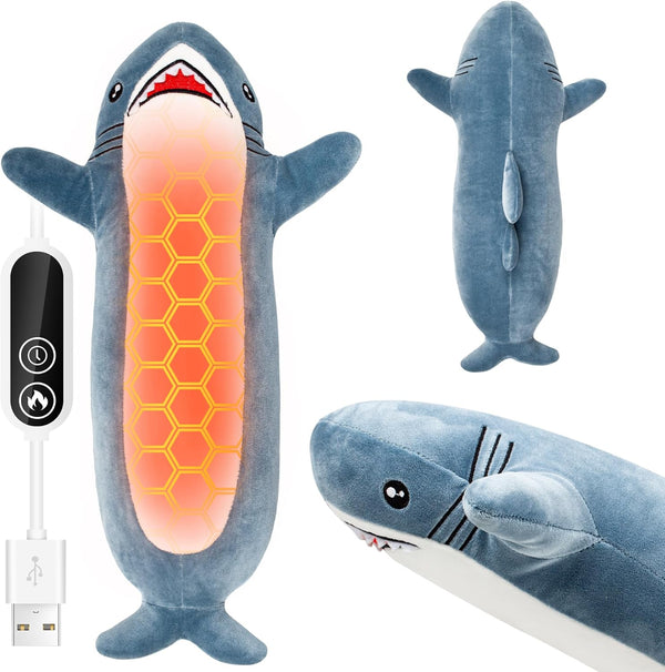 Shark Heating Pad for Period Cramps & Menstrual Pain Relief, Cute Heated