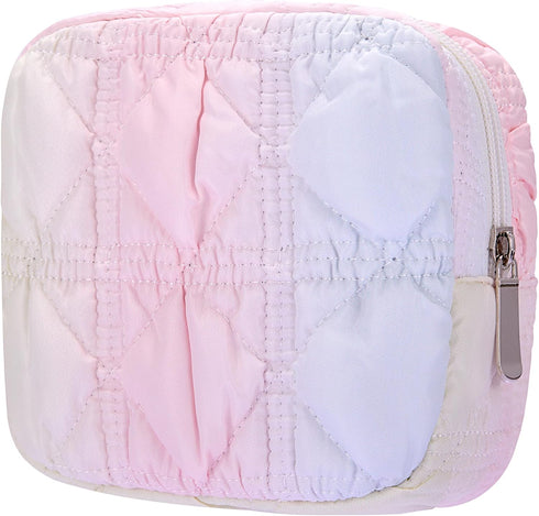 SERTRI Period Bag for Girls, Quilted Period Pouch for Women, Sanitary Napkin Storage
