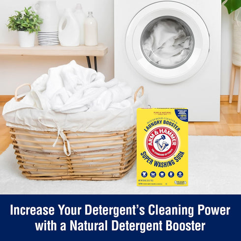 HAMMER 55 oz (Pack 2) ARM & Super Washing Soda Household Cleaner and Laundry Booster