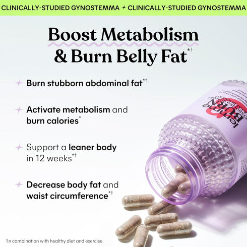 Lemme Burn - Metabolism, Belly Fat Burning + AMPK Activating Supplement for Men & Women, 60 Count
