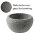 Shaving Soap & Cream Bowl for Men, Natural Granite Stone - Keeps Warm Better, Easier to Lather