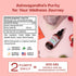 KSM-66 60ml) Ashwagandha Liquid Drops Vegan, GMO Free & Fast Absorbing Form Ashwagandha Supplements for Daily Wellness