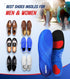 240+lbs Plantar Fasciitis Insoles for Men Women, Comfort Heavy Duty High Arch Support for Pain Relief, Work Boot Shoe