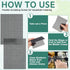 Flexible Scrubbing Screen for Household Cleaning - Toilet Ring Remover 5.5 x 4 Inch Cleaning Screen (24 Pack)