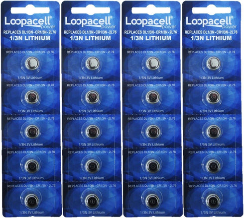 20 1/3N Batteries - CR1/3N 3-Volt Lithium Battery