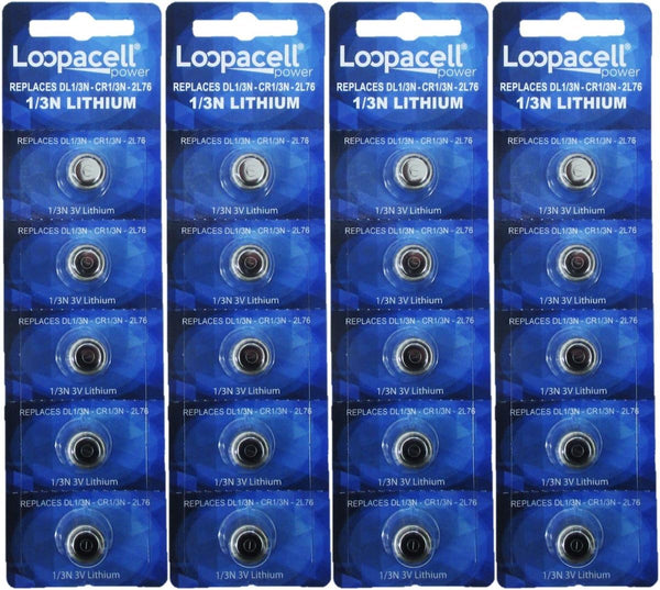 20 1/3N Batteries - CR1/3N 3-Volt Lithium Battery