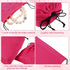 Hillban 20 Pcs Adult Game Toy Storage Bags, Microfiber Drawstring Bags for Game Toy Organizer, 3 Sizes (Pink)