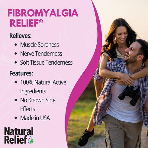 Fibromyalgia Relief for Temporary Muscle Soreness, Discomfort, Tenderness, Joint Pain, Difficulty Moving
