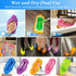 10 Pcs Washable Shoes Cover Dust Duster, Reusable Microfiber Mop Slippers for Floor Cleaning
