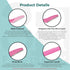 Ladies Shaving Razors - 3R Factory Eyebrow Razors for Women, Face & Neck, Safety Cover (Packs of 6)