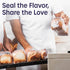 volila 150 Pack Reusable Plastic Bread Bags - Clear Loaf Bags for Homemade Bread - Perfect for Baked Goods Storage