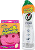 Scrub Daddy Scrub Mommy + Cif Cream All Purpose Cleaner, Original -