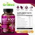12,900mg Beet Root x12 Potency with Grape Seed Extract, Healthy Energy Supplement for Heart Support, 180 Count