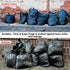 Dualplex 45 Gallon Black Trash Bags, 1.5 Mil, 50 Bags Per Case, 40" X 46"