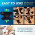 PhysioNatural Foot & Ankle Ice Wrap with 2 Cold Gel Packs for Sprained Ankle, Achilles Tendon Injuries