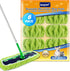 KEEPOW XL Dry Sweeping/Wet Mopping Cloths for Swiffer XL Sweeper, Reusable & Washable Microfiber Mop Pad Refills, 6 Pack