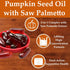 Oil,3000mg, (1) Pumpkin Seed Oil with Saw Palmetto,Nutrikiv Pumpkin Seed Cold Pressed,Essential Fatty Acids