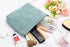 Large Zipper Corduroy Makeup Bag for Women, Travel Canvas Cosmetic Organizer, Brush Storage, Blue