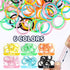 YGDZ Elastic Hair Bands - 1500pcs Hair Rubber Bands, 120pcs Baby Hair Ties - Colorful Small Hair Tie Set with Tools
