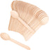 100 Pack Disposable Wood Cutlery Spoons - Biodegradable Earth Friendly Wooden Spoons, 6.3 Inch Length