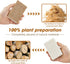 10 Pack Nature Dish Sponge - Natural Kitchen Sponge - Eco Friendly Coconut Fiber and Wood Cellulose Scrubber Sponge by GREENTH PRO