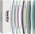 Teenitor Nail File Buffer Set, Nail Files to Shape, Smooth, and Shine Nails, Half-Moon