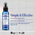 Pack 2oz (6-Pack) Dr. Bronner's Organic Hand Sanitizer Spray Variety Travel Size Bulk, Simple & Effective Formula