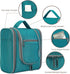 Narwey Hanging Travel Toiletry Bag, Cosmetic Makeup Organizer for Women and Men, Medium Teal
